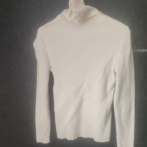 Ralph Lauren Black Label Cream Turtleneck Sweater